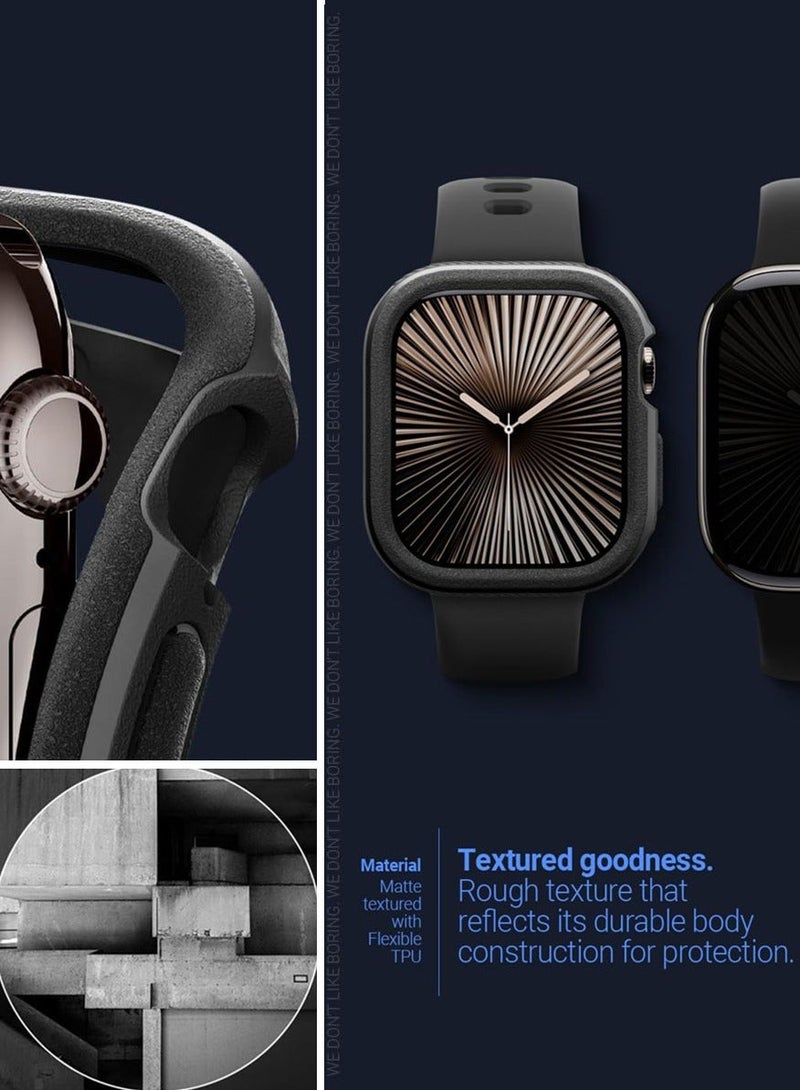 Caseology حافظة فولت لساعات أبل سيريس 10 (46مم) - أسود غير لامع (2024) - Image 2